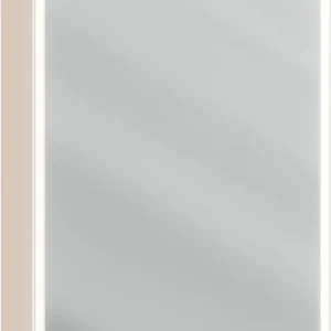 Achat Immédiat Armoire de toilette Alterna luuna LED plus avec éclairage inférieur/supérieur Cashmere grey Couleur de lumière réglable en continu 2700-6500 K